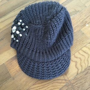 BOGO Beaded knit beanie cap